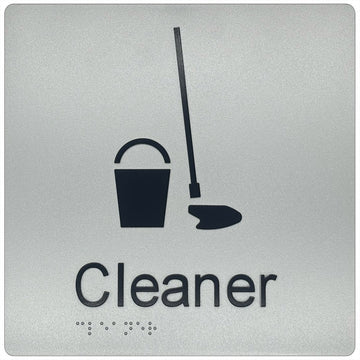 Cleaner Sign - Plastic