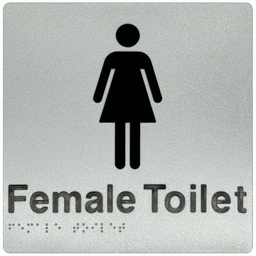 Female Toilet Sign - Plastic