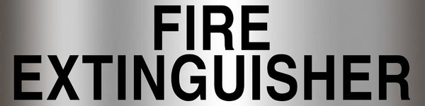 Fire Extinguisher Sign - Aluminium