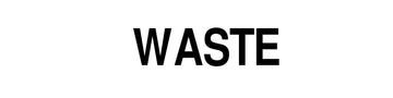 Waste Vinyl Sticker
