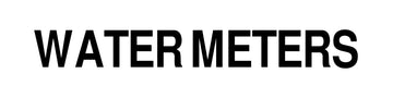 Water Meters Vinyl Sticker