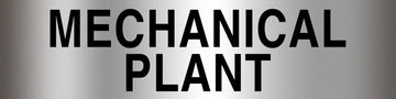 Mechanical Plant Sign - Aluminium