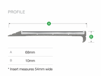 15cm SAMPLE - Non Slip Stair Nosing