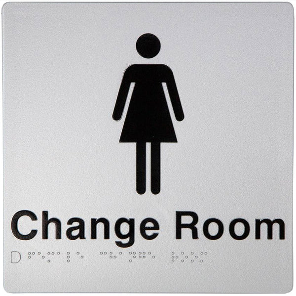 Female Change Room Sign - Plastic
