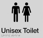 Unisex Toilet Sign - Plastic