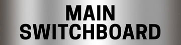 Main Switchboard Sign - Aluminium
