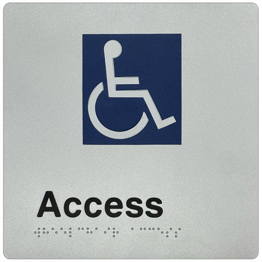 Direct Access Sign Braille & Tactile Accessible Entry Sign – Bractile