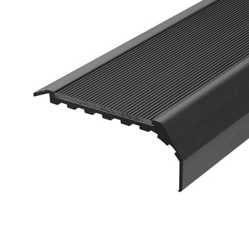 Non Slip Stair Nosing (2 Part System) CARPET PROFILE - BLACK