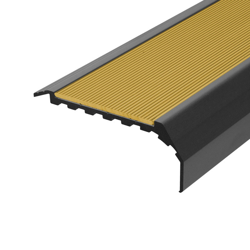 Non Slip Stair Nosing (2 Part System) CARPET PROFILE - BLACK