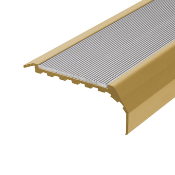 Non Slip Stair Nosing (2 Part System) CARPET PROFILE - GOLD