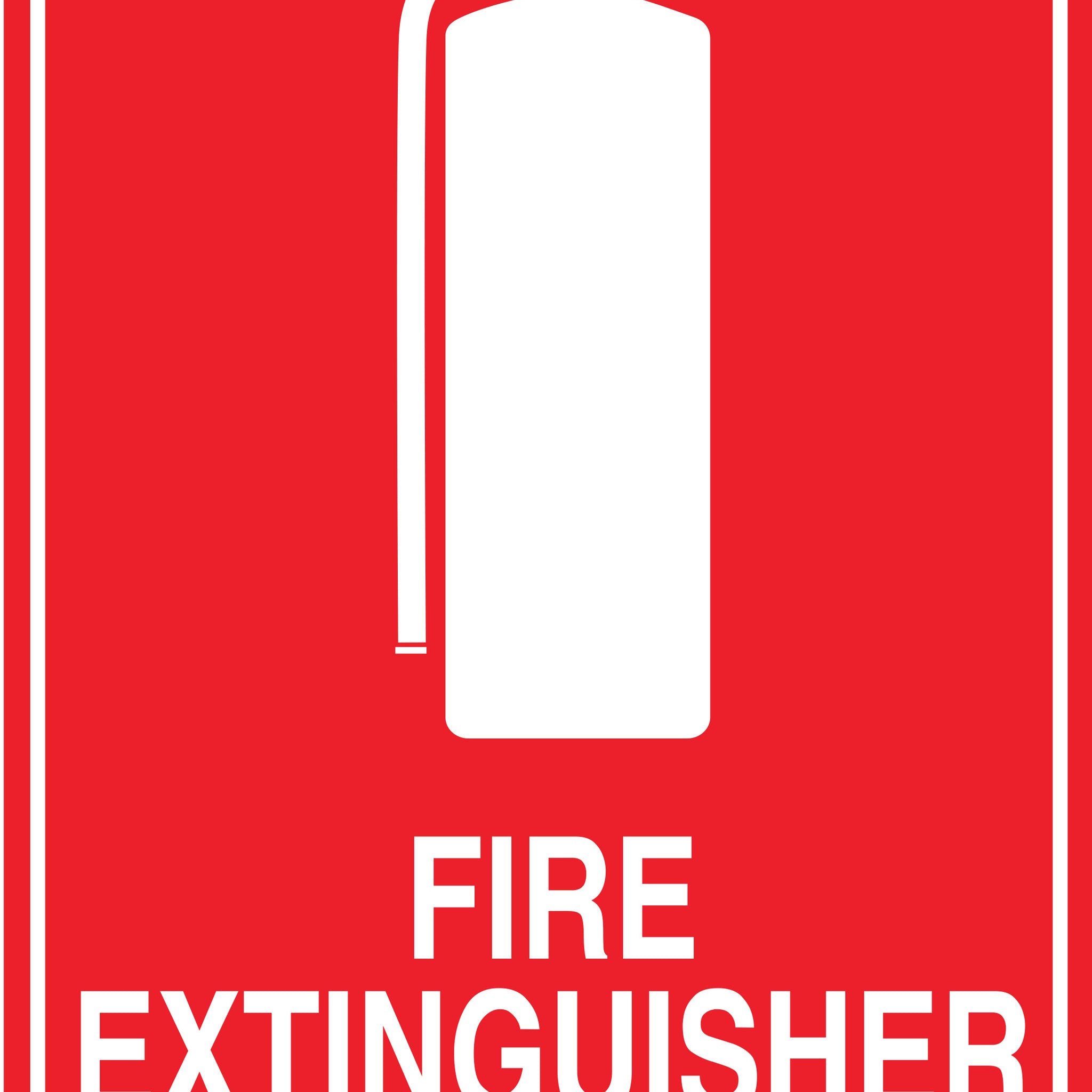 Fire Extinguisher Sign