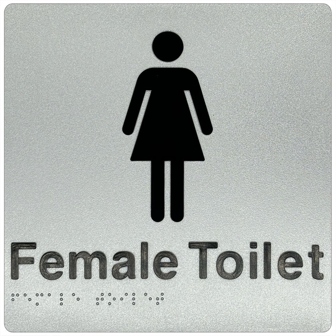Female Toilet Sign - Plastic