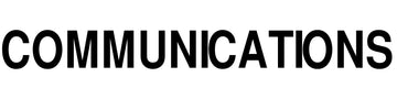Communications Vinyl Sticker