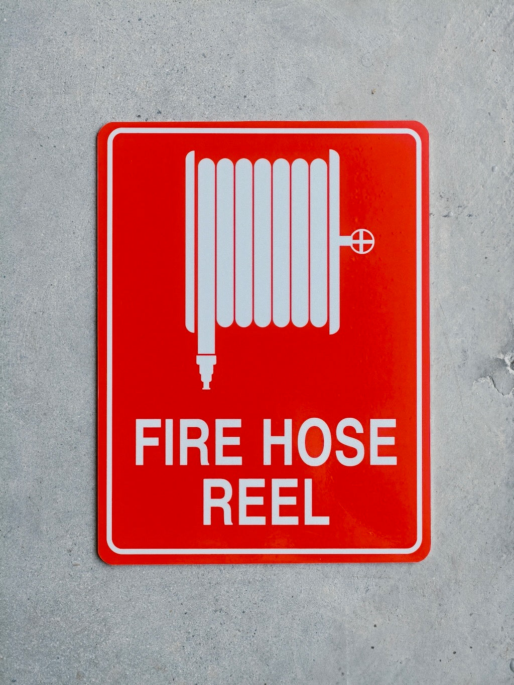 Fire Hose Reel Sign - Aluminium