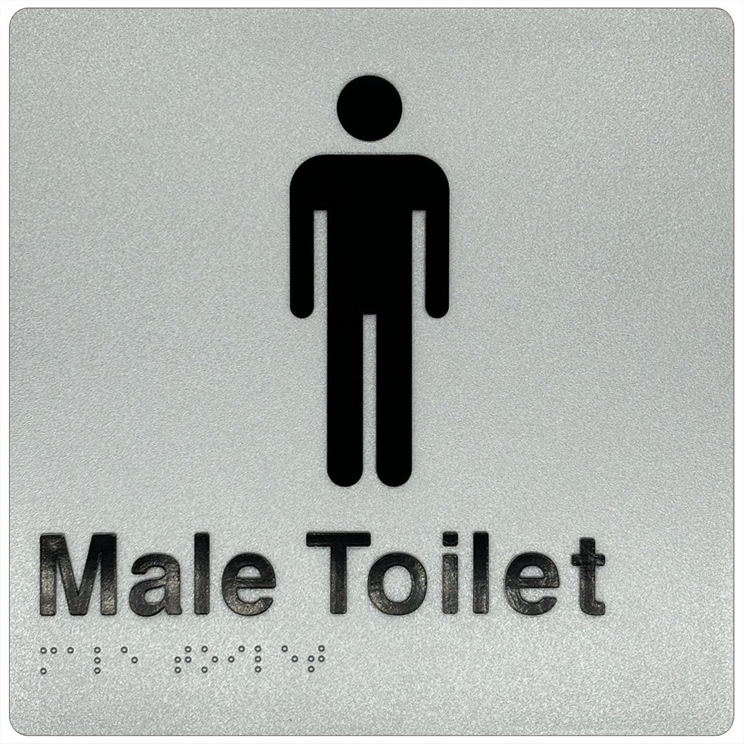 Male Toilet Sign - Plastic