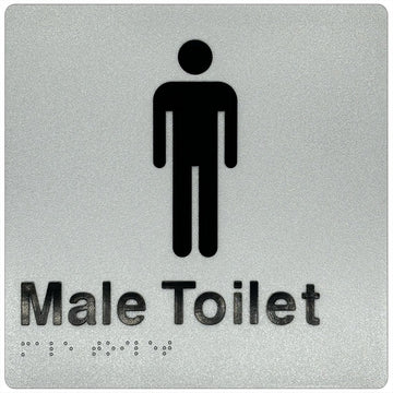 Male Toilet Sign - Plastic