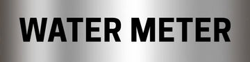 Water Meter Sign - Aluminium