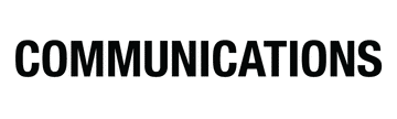 Communications Vinyl Sticker