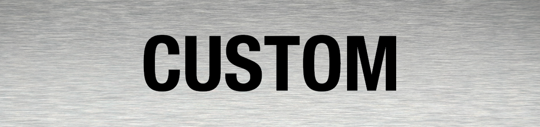Custom Sign - 300mm x 75mm / 100mm / 150mm - Aluminium Composite Panel