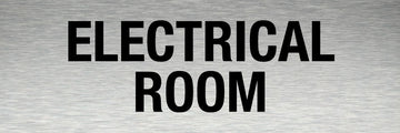 Electrical Room Sign - Aluminium
