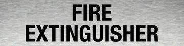 Fire Extinguisher Sign - Aluminium