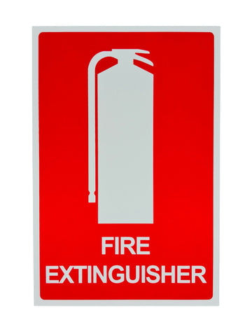 Fire Extinguisher Sign - Plastic