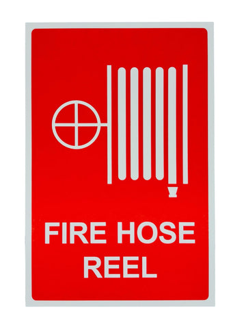 Fire Hose Reel Sign - Plastic