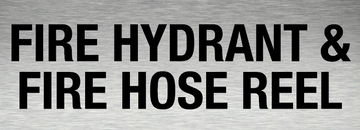 Fire Hydrant & Fire Hose Reel Sign - Aluminium