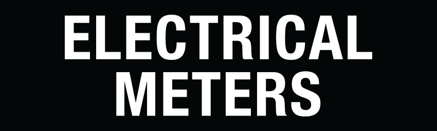 Electrical Meters Vinyl Sticker