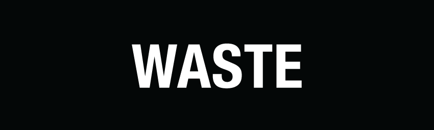 Waste Vinyl Sticker