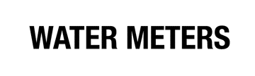 Water Meters Vinyl Sticker
