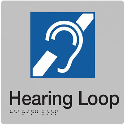 Hearing Loop Sign - Plastic – Bractile Signs