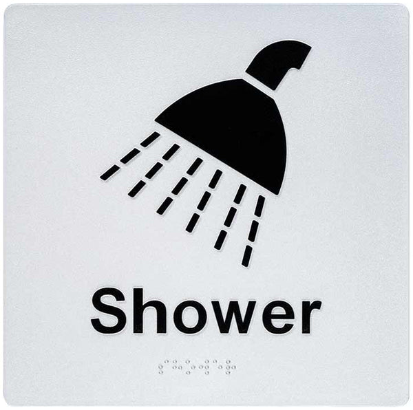 Shower Sign - Plastic – Bractile Signs