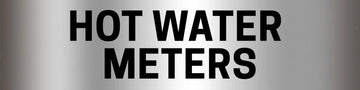 Hot Water Meters Sign - Aluminium
