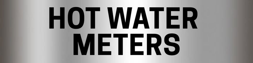 Hot Water Meters Sign - Aluminium – Bractile